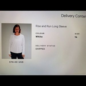 Lululemon long sleeve shirt